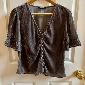 Grey Velvet Madewell Women's Top
